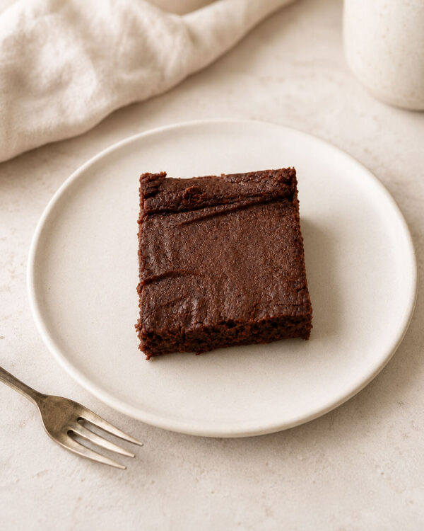 Fudgy Chocolate Banana Tea Cake with Cacao Nibs